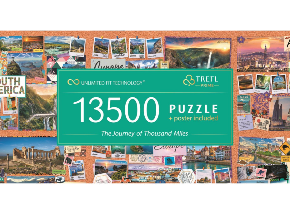 TREFL Puzzle UFT Cesta dlhá tisíc míľ 13500 dielikov