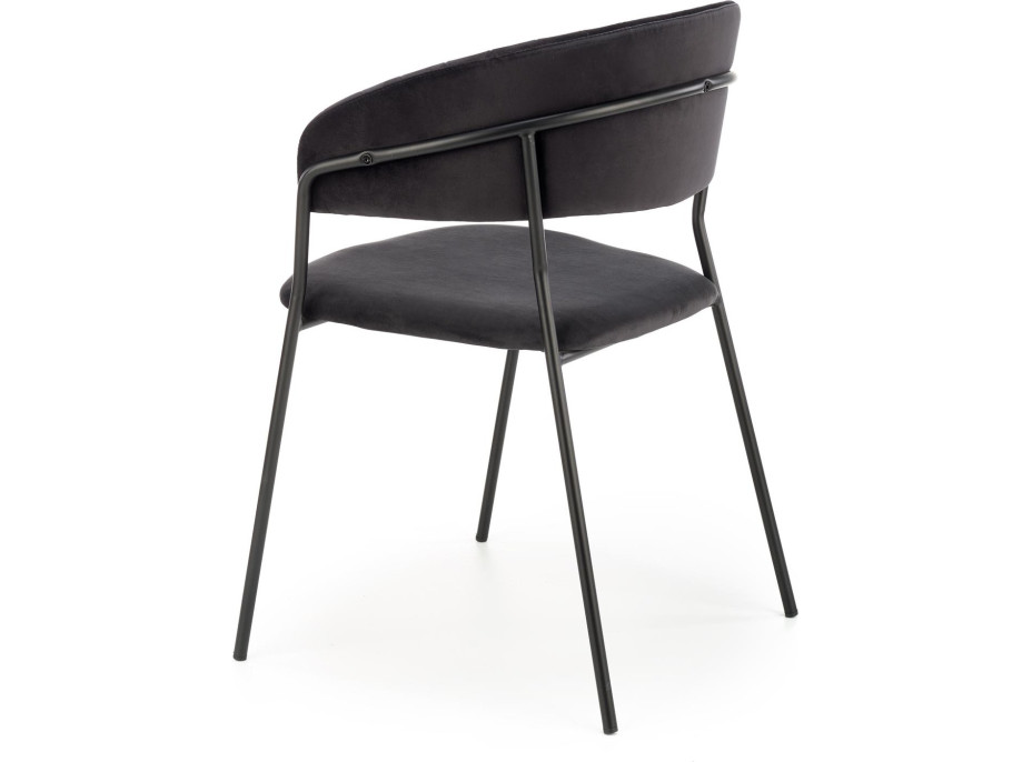 Jedálenská stolička KARINA - čierna