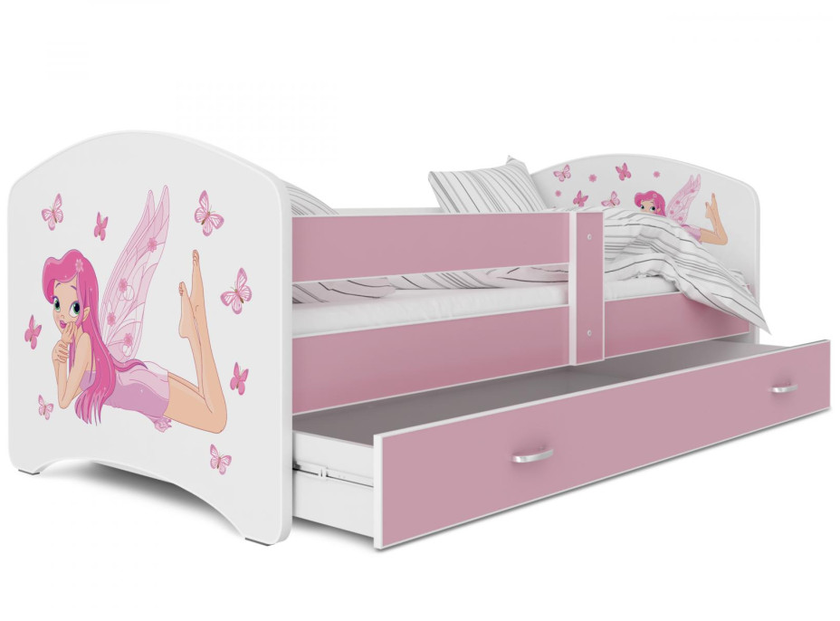 Detská posteľ LUCY so zásuvkou - 180x80 cm - VÍLA
