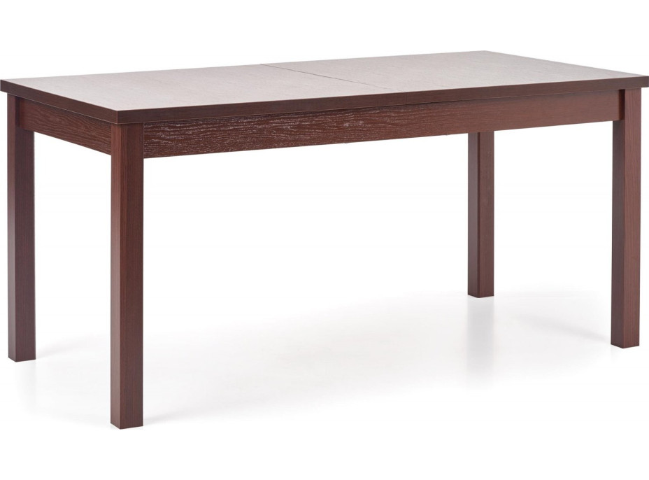 Jedálenský stôl MAURICIUS - 118(158)x75x76 cm - rozkladací - tmavý orech