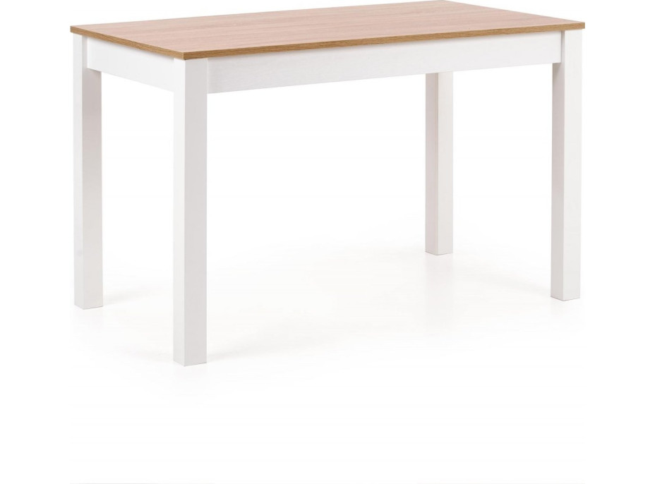 Jedálenský stôl XAVER 120x68x76 cm - dub sonoma/biely