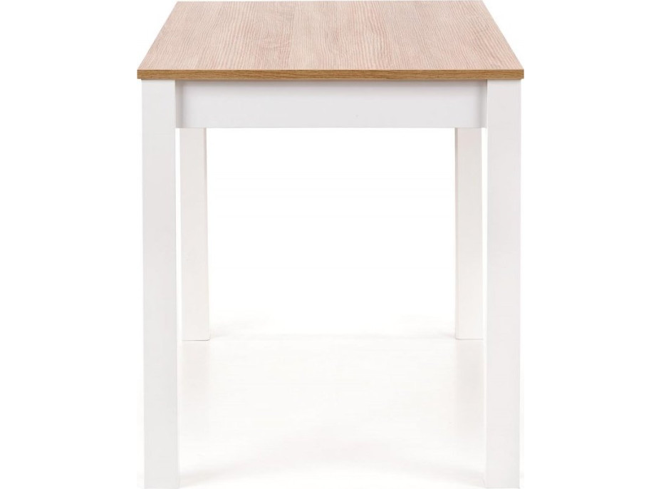 Jedálenský stôl XAVER 120x68x76 cm - dub sonoma/biely