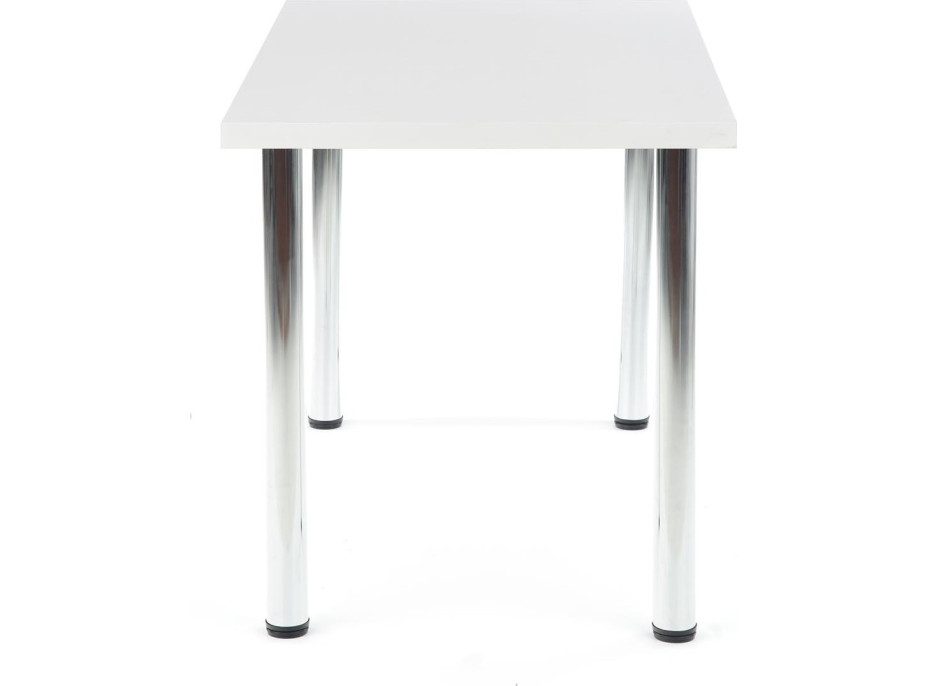 Jedálenský stôl DOME 120x75x68 cm - biely/chrómový