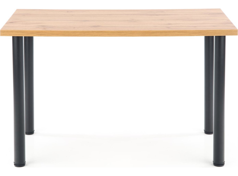 Jedálenský stôl DOME 120x75x68 cm - dub wotan/čierny