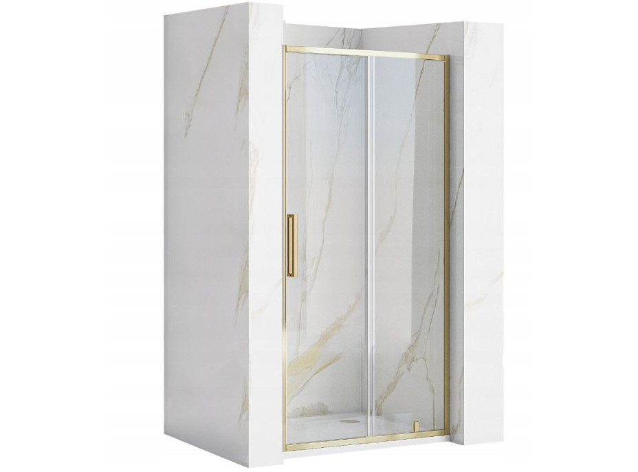 Sprchové dvere MAXMAX Rea RAPID slide 110 cm - zlaté