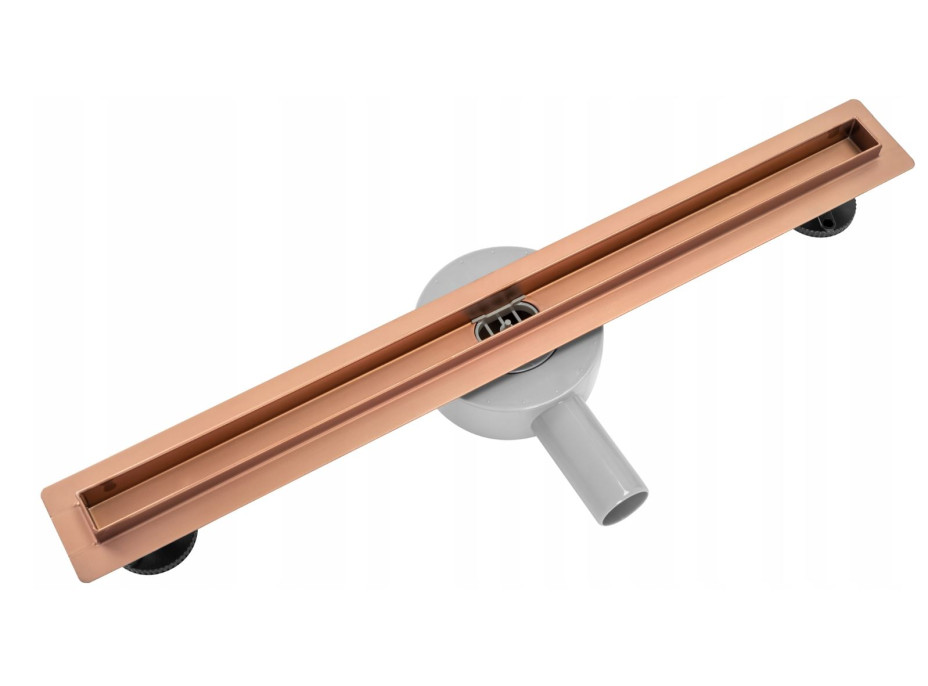 Sprchový žľab MAXMAX Rea NEO PRE SLIM - medený brúsený