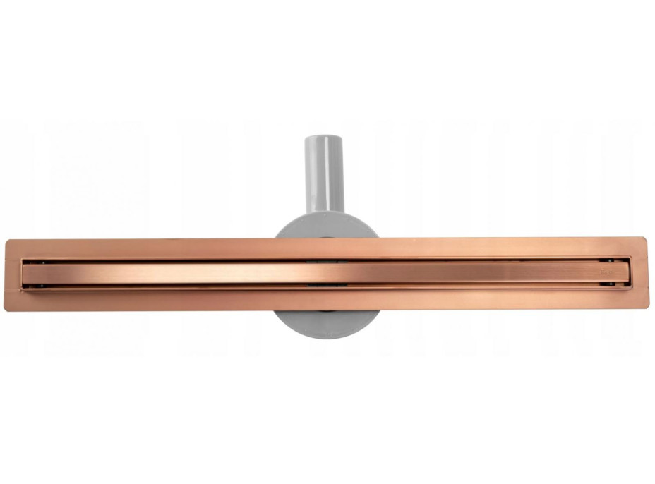 Sprchový žľab MAXMAX Rea NEO PRE SLIM - medený brúsený