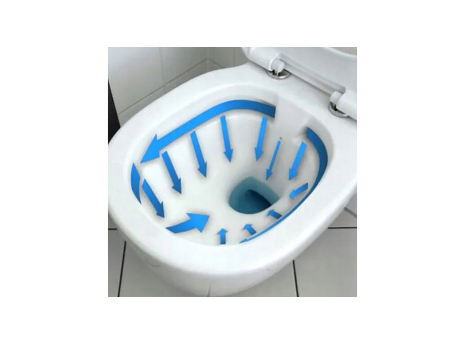 Závesné WC Rea OLIVIER + Duroplast sedátko flat - biele