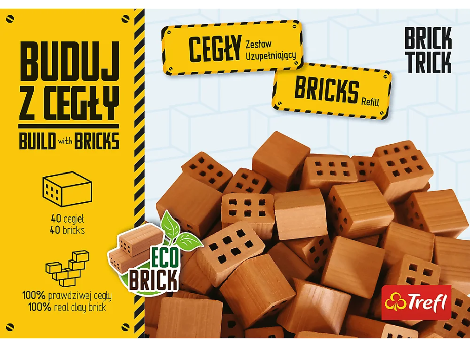 TREFL BRICK TRICK Balenie krátkych tehál 40ks