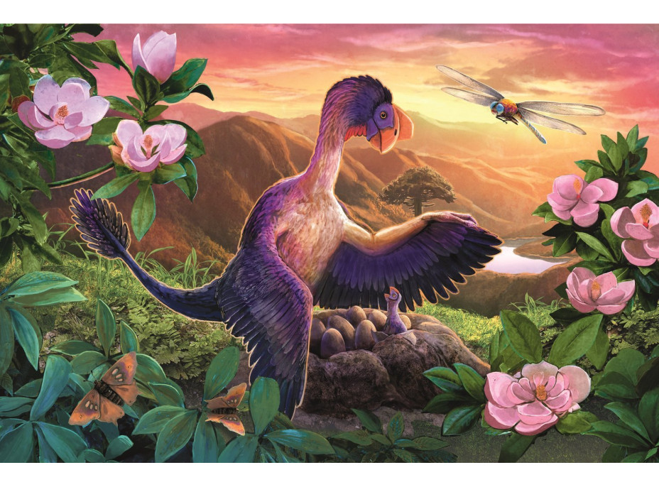 TREFL Displej Puzzle Úžasní dinosaury 54 dielikov (40 ks)