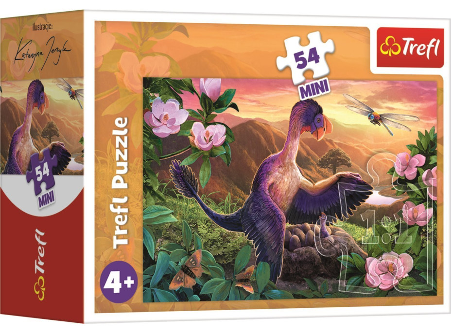 TREFL Displej Puzzle Úžasní dinosaury 54 dielikov (40 ks)