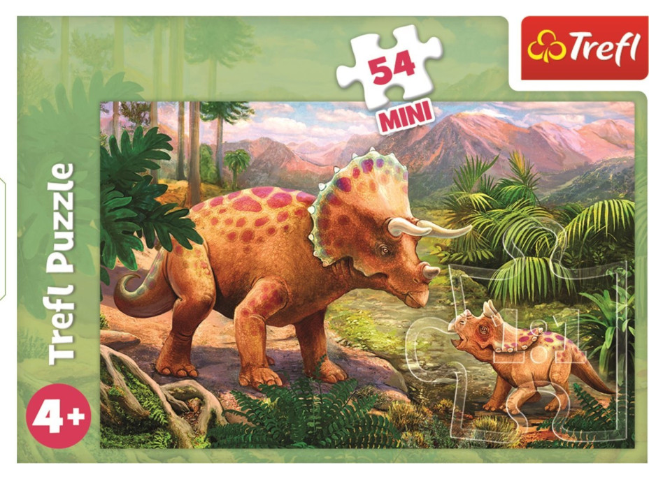 TREFL Displej Puzzle Úžasní dinosaury 54 dielikov (40 ks)