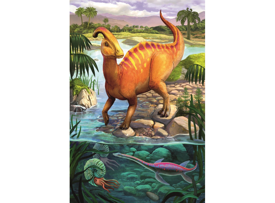 TREFL Displej Puzzle Úžasní dinosaury 54 dielikov (40 ks)