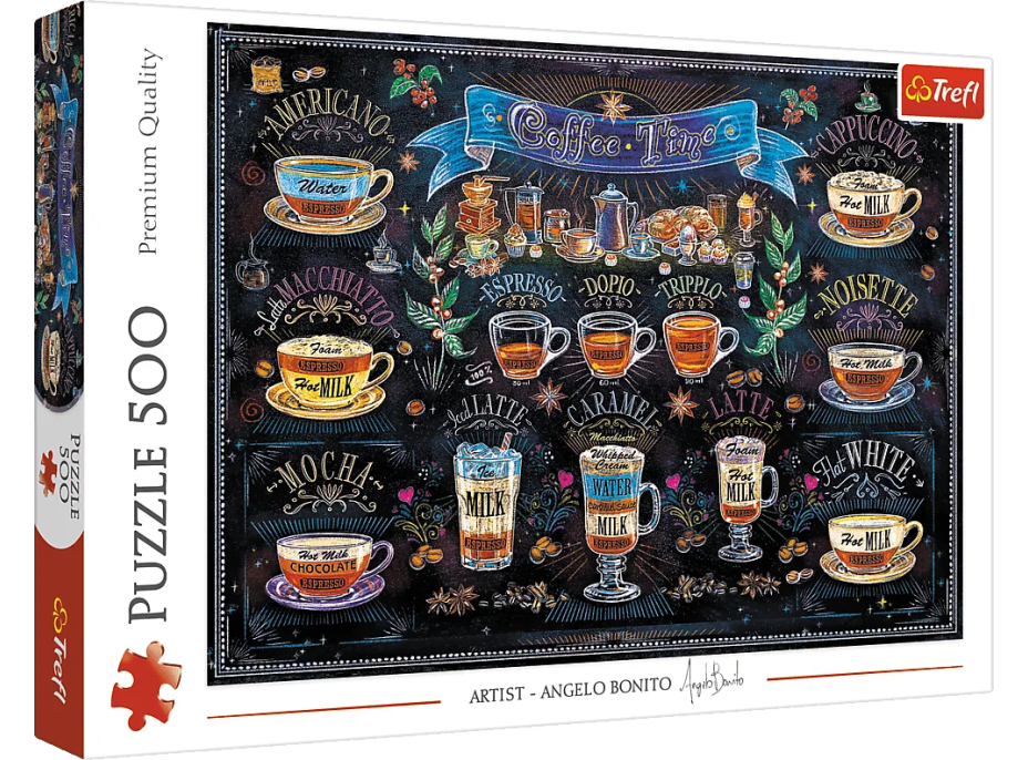 TREFL Puzzle Čas na kávu 500 dielikov