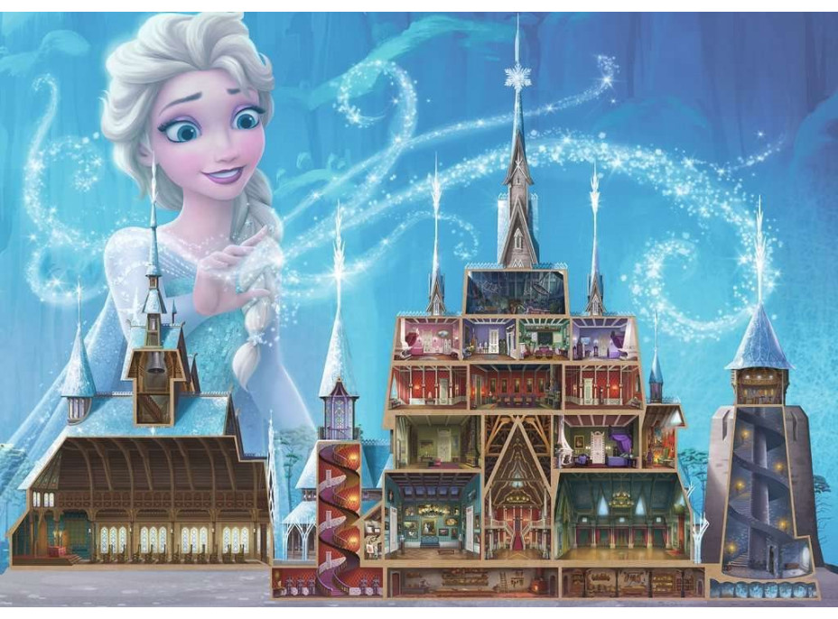 RAVENSBURGER Puzzle Disney Castle Collection: Elsa 1000 dielikov