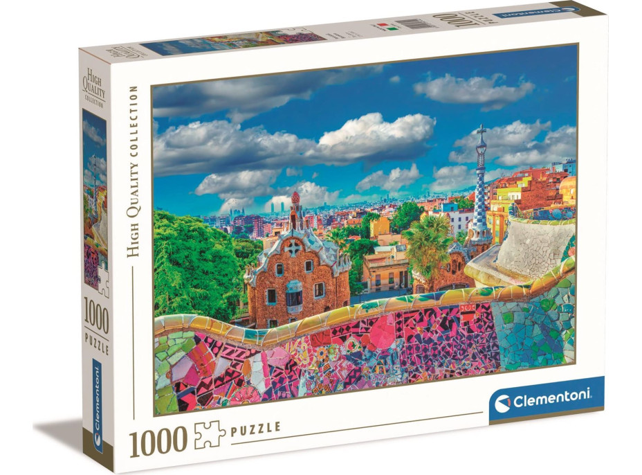 CLEMENTONI Puzzle Park Güell, Barcelona 1000 dielikov