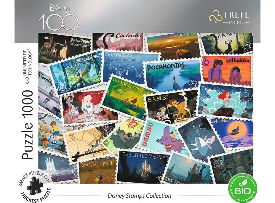 TREFL Puzzle UFT Disney 100 rokov: Retro plagáty 1000 dielikov