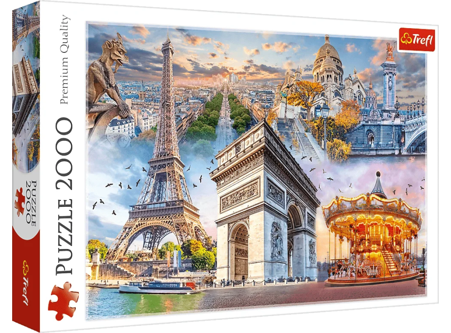 TREFL Puzzle Víkend v Paríži 2000 dielikov