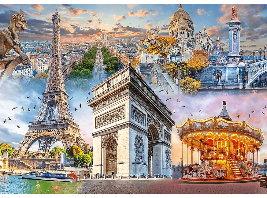 TREFL Puzzle Víkend v Paríži 2000 dielikov