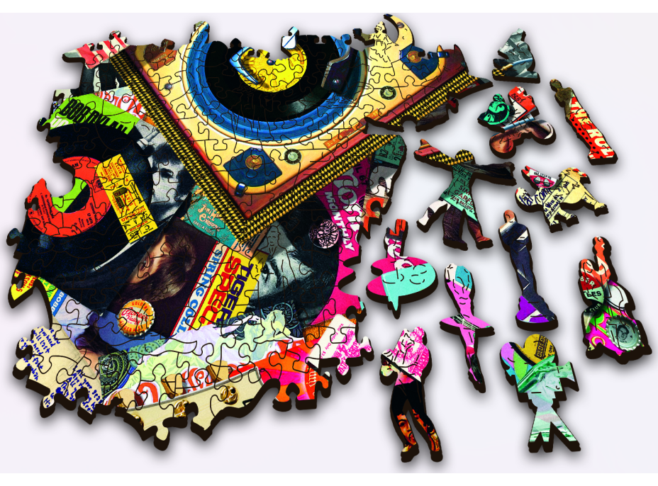 Trefl Wood Craft Origin puzzle Vo svete hudby 501 dielikov