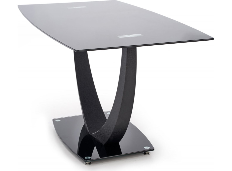Jedálenský stôl AHSTON 140x80x75 cm - čierny