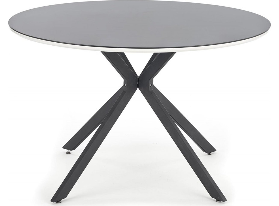Jedálenský stôl VELAR - čierny/biely