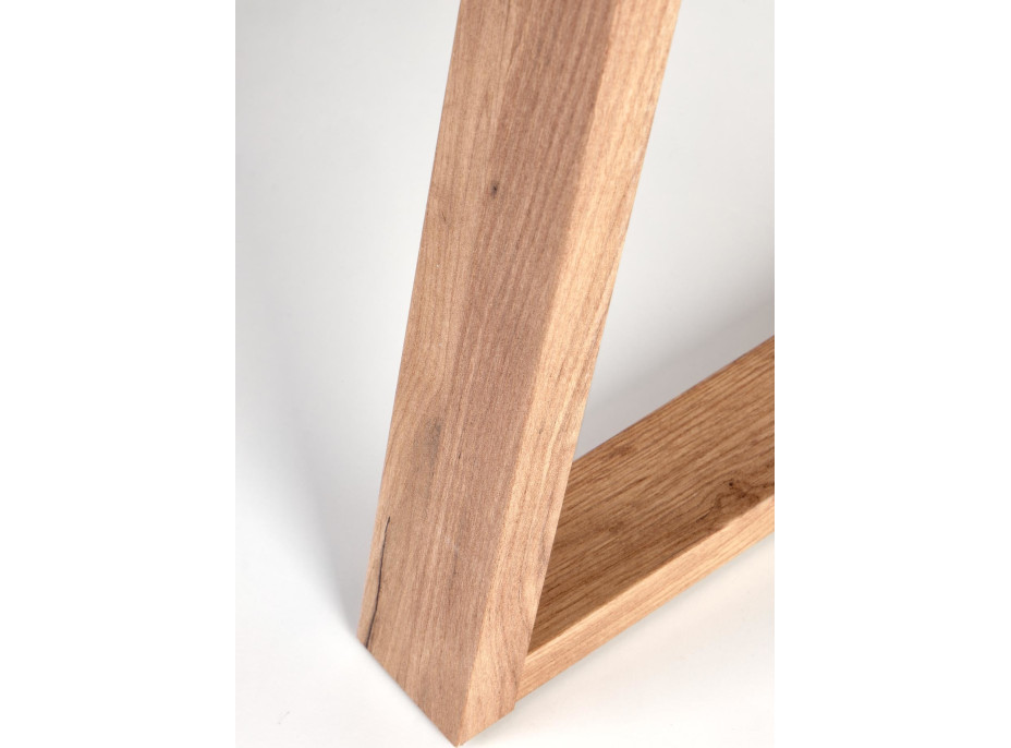 Písací stôl SNAPE - šedý/dub votan