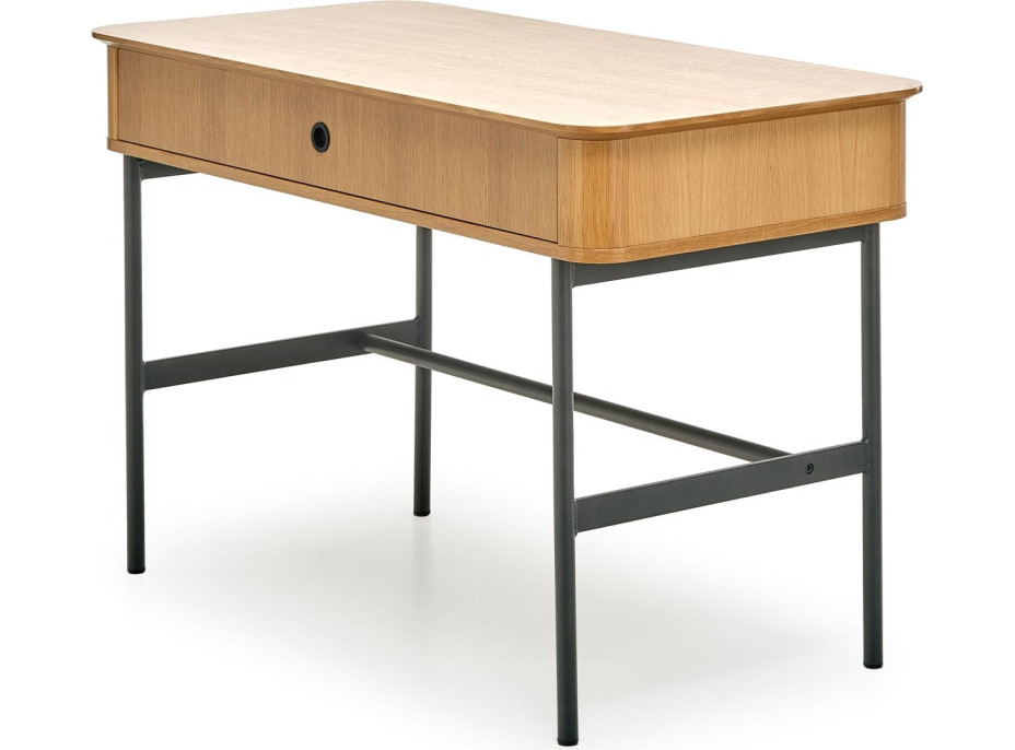 Písací stôl SMART - prírodný dub/čierny