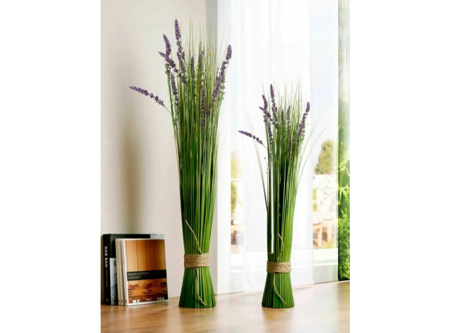 Umelá tráva - 70 cm - levanduľa