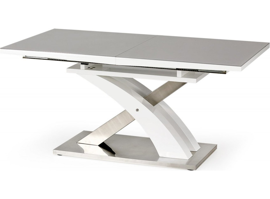 Jedálenský stôl STEVEN 2 - 160(220)x90x77 cm - rozkladací - popolavý