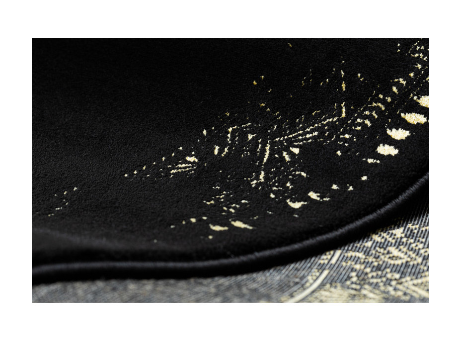 Behúň Gloss 408C 86 geometric black/gold