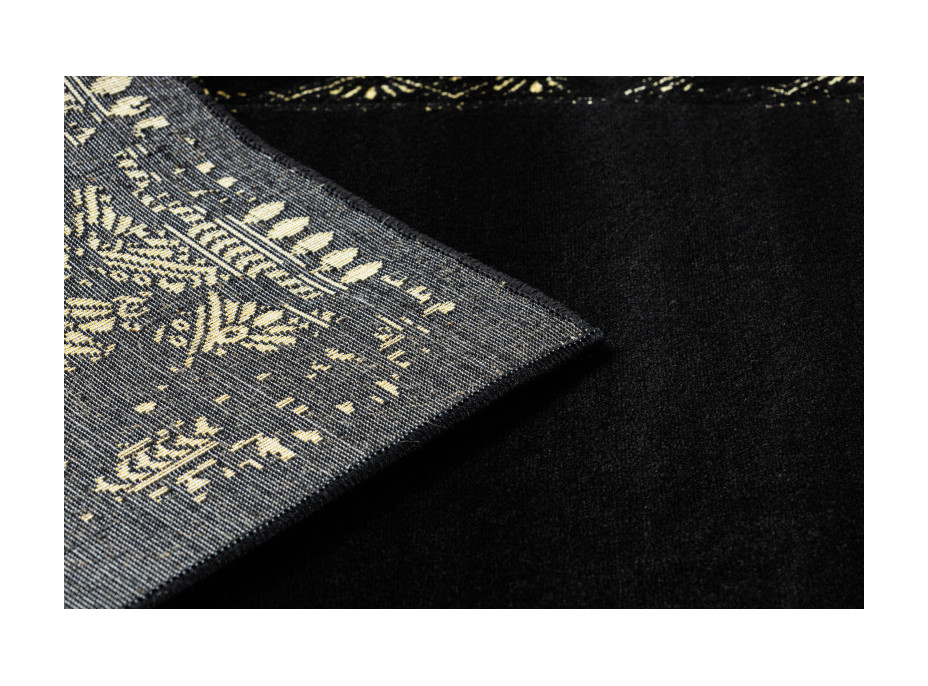 Behúň Gloss 408C 86 geometric black/gold