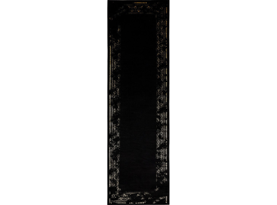 Behúň Gloss 408C 86 geometric black/gold