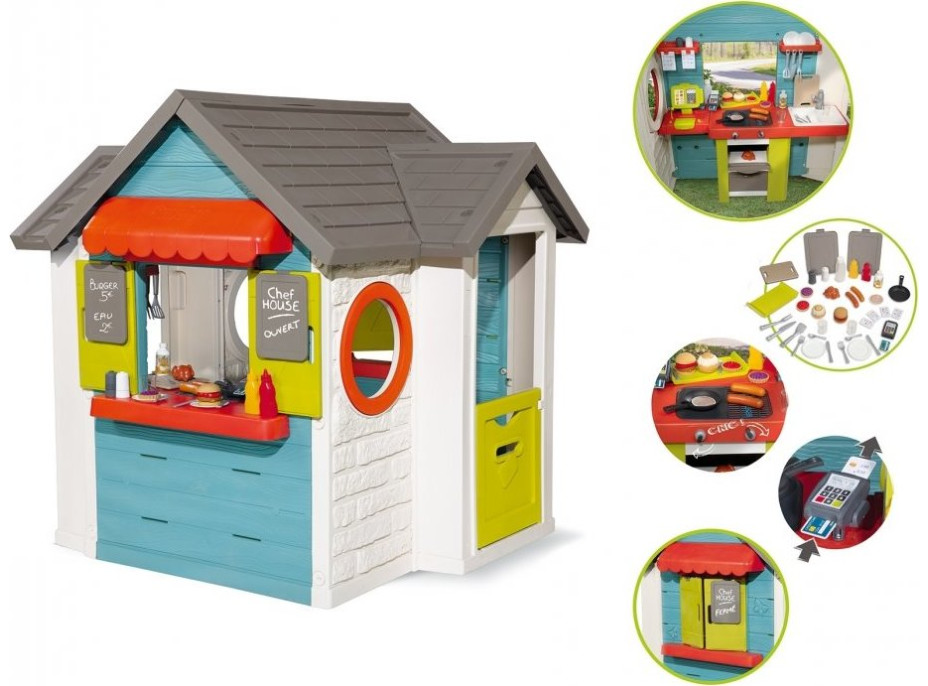 SMOBY Záhradný domček reštaurácií Chef House
