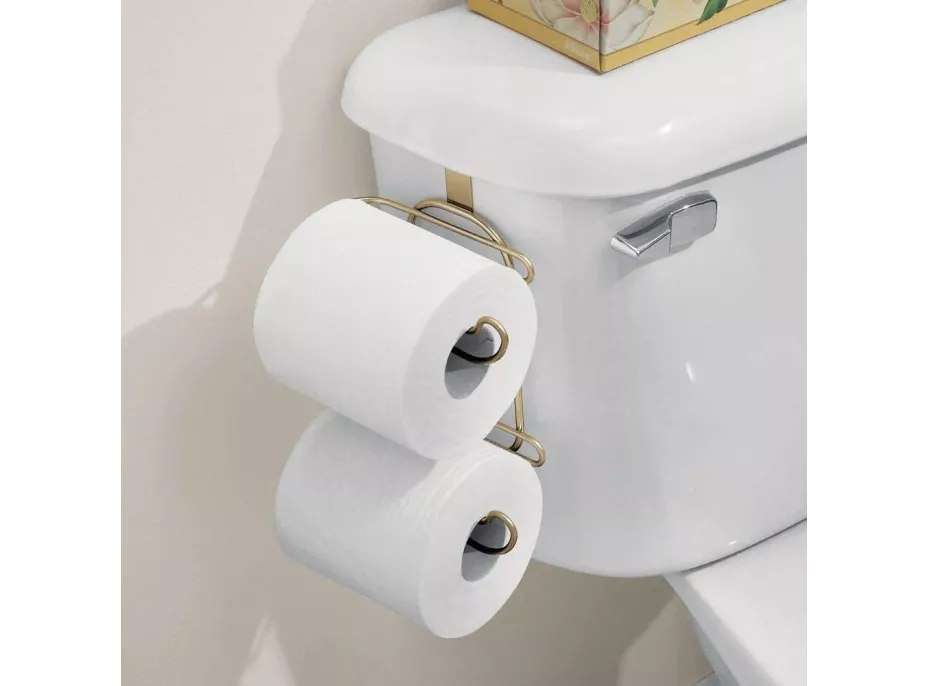 Držiak toaletného papiera DOUBLE - kov - chrómový