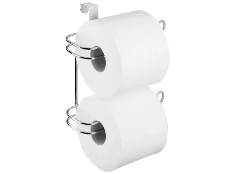 Držiak toaletného papiera DOUBLE - kov - chrómový
