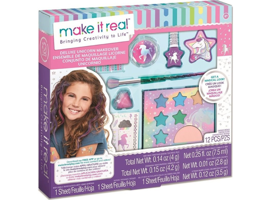 MAKE IT REAL Kozmetický set Jednorožec