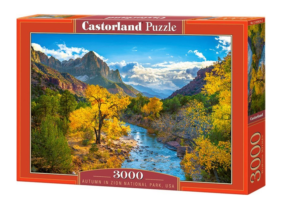 CASTORLAND Puzzle Jeseň v národnom parku Zion, USA 3000 dielikov