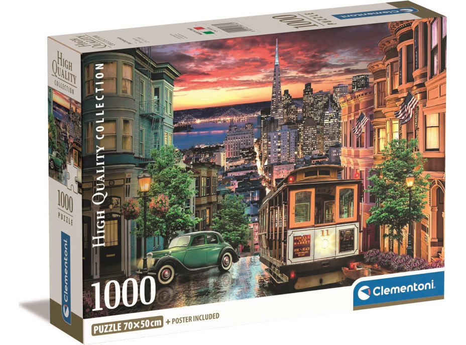 CLEMENTONI Puzzle San Francisco 1000 dielikov