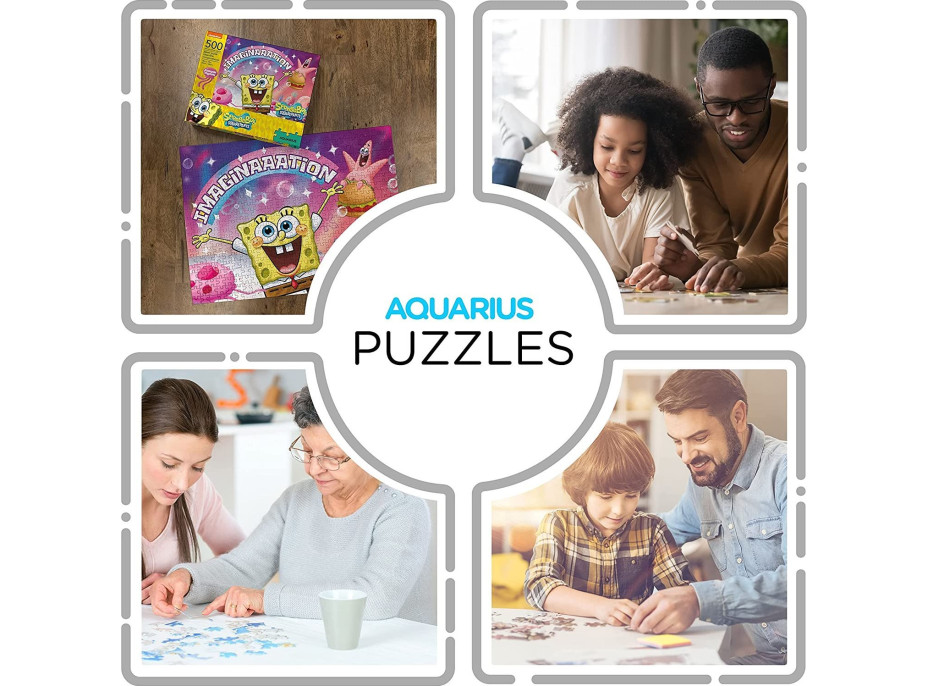 AQUARIUS Puzzle SpongeBob SquarePants: Predstavivosť 500 dielikov