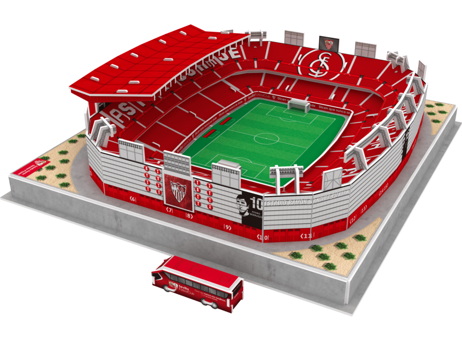 3D PUZZLE STADIUM Svietiace 3D puzzle Štadión Ramón Sánchez-Pizjuán - FC Sevilla