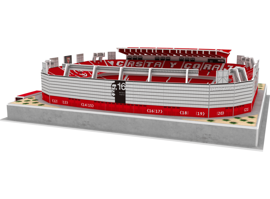 3D PUZZLE STADIUM Svietiace 3D puzzle Štadión Ramón Sánchez-Pizjuán - FC Sevilla