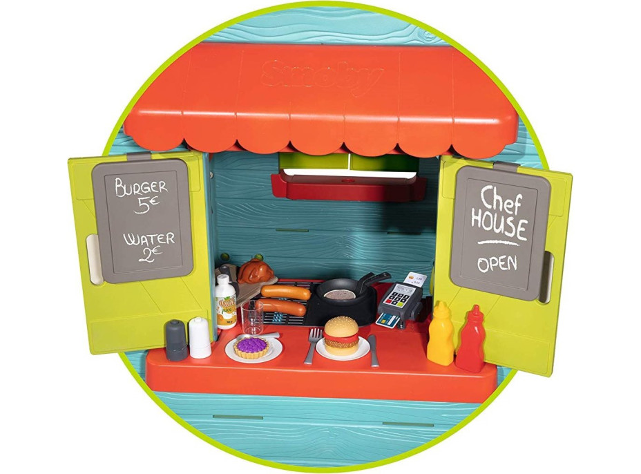 SMOBY Záhradný domček reštaurácií Chef House