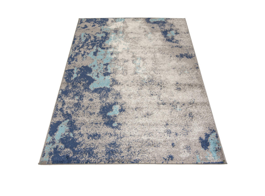 Moderný kusový koberec SPRING Splash - modrý