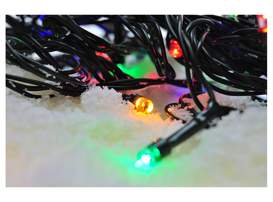 LED vonkajšia vianočná reťaz - 300 LED - 8 funkcií - časovač