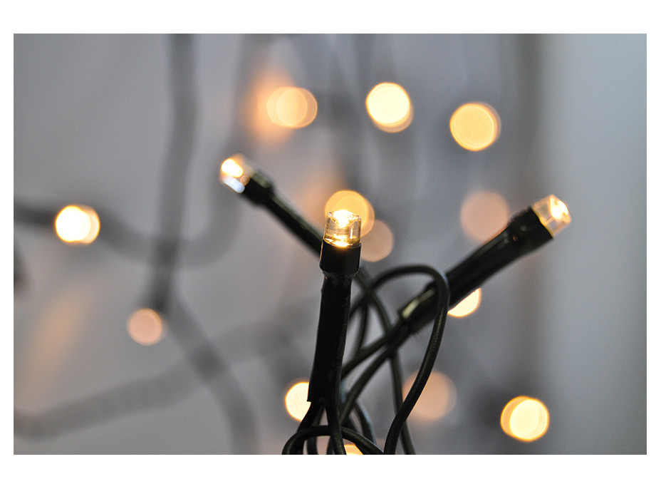 LED vonkajšia vianočná reťaz - 400 LED - 8 funkcií