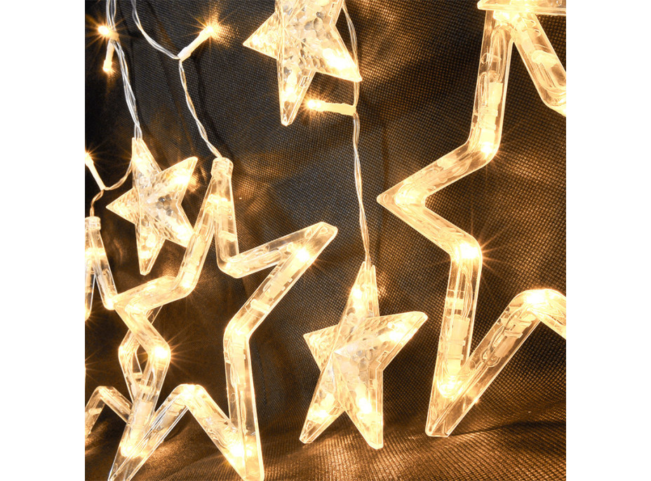 LED vonkajšie vianočné záves Hviezdy