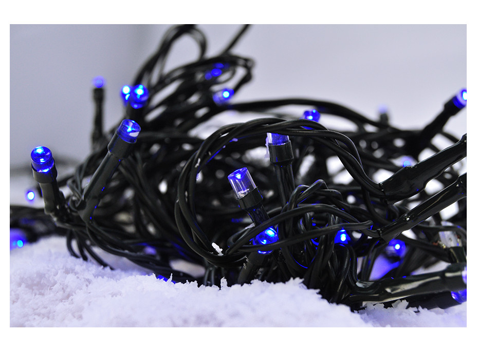 LED vianočná reťaz - 20 LED - modré svetlo