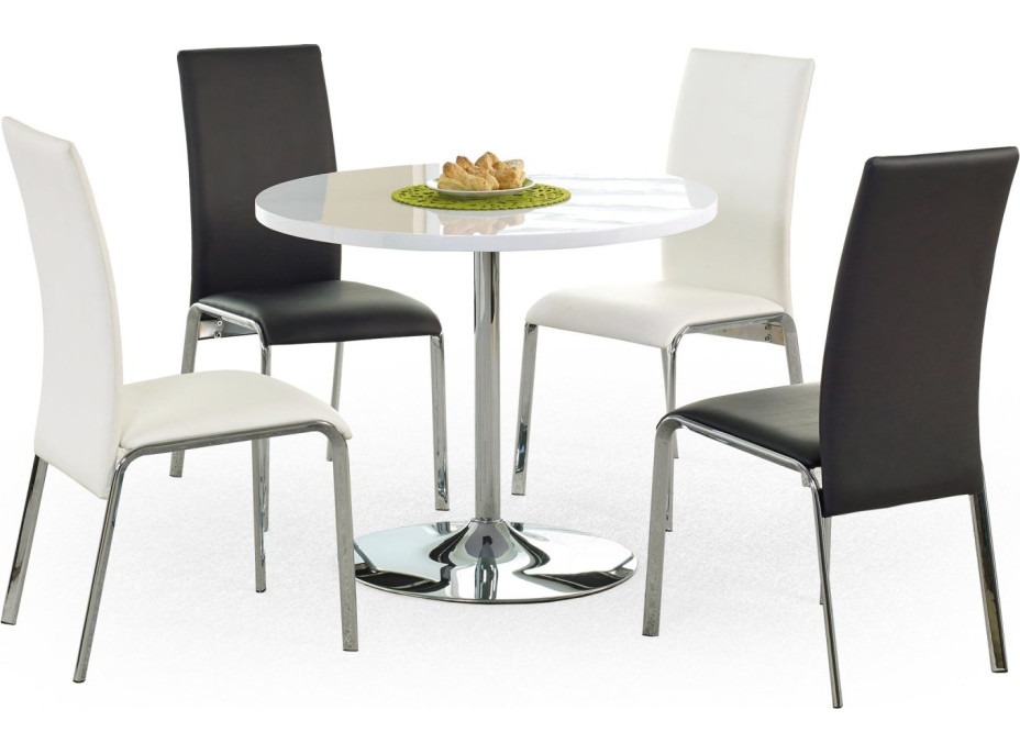 Jedálenský stôl OLIVER - 90x75 cm - biely