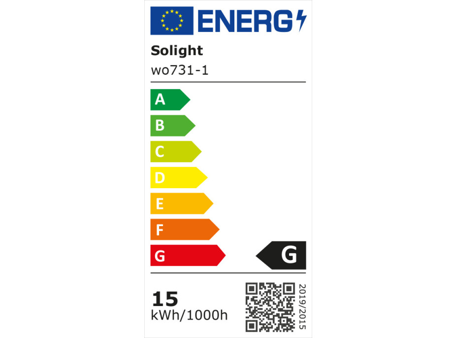 LED vonkajšie osvetlenie - 15 W - 1150 lm - 4000 K